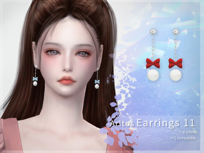 Sims 4 Earrings 11 by Arltos at TSR