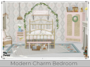 Modern Charm Bedroom Maxis Match by Chicklet at TSR