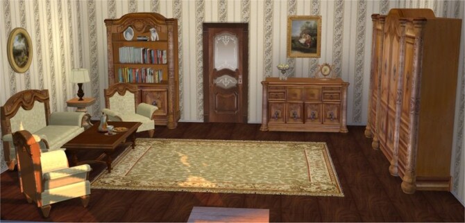 Sims 4 Natalia Livingroom Vitasims2 Conversion to TS4 at All 4 Sims
