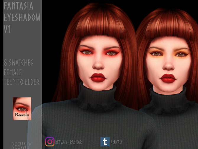 Sims 4 Fantasia Eyeshadow V1 by Reevaly at TSR