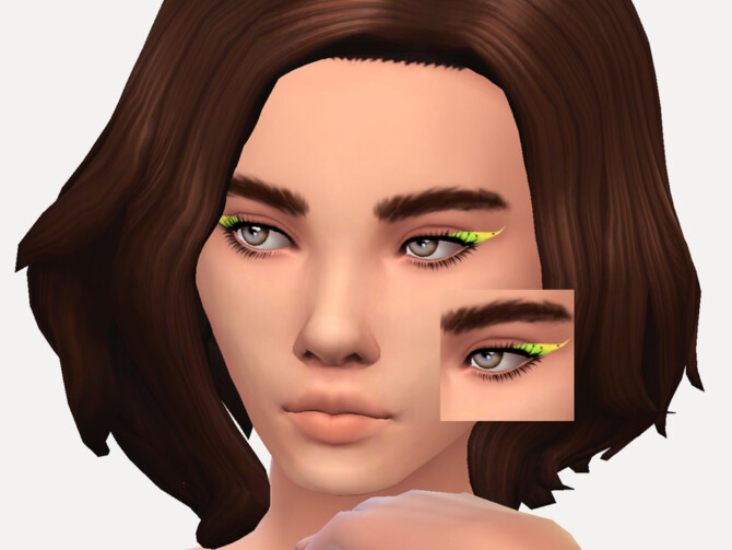 Sims 4 Brimstone Eyeliner by Sagittariah at TSR