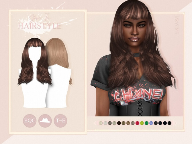 Sims 4 Give In Hairstyle by JavaSims at TSR