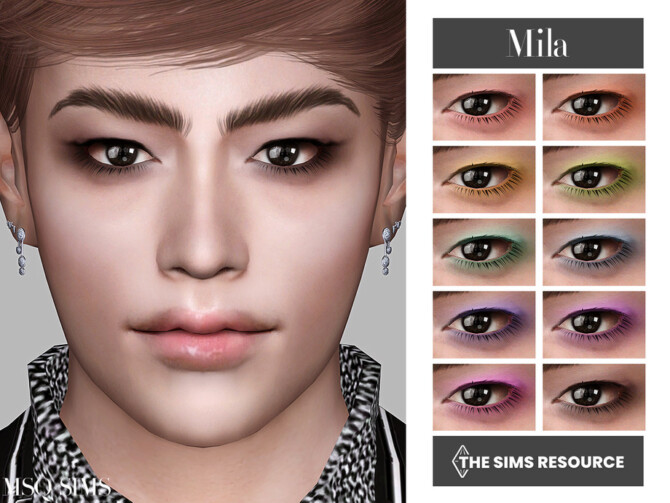 Sims 4 Mila Eyeshadow by MSQSIMS at TSR