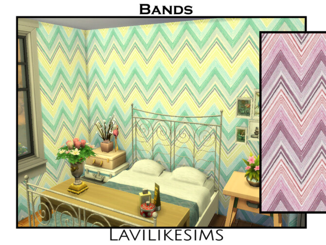 Sims 4 Bands LLS wallpaper by lavilikesims at TSR