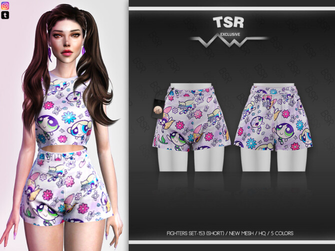 Sims 4 FIGHTERS SET 153 (SHORT) BD536 by busra tr at TSR
