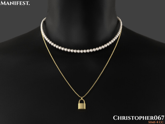 Sims 4 Manifest Necklace by christopher067 at TSR