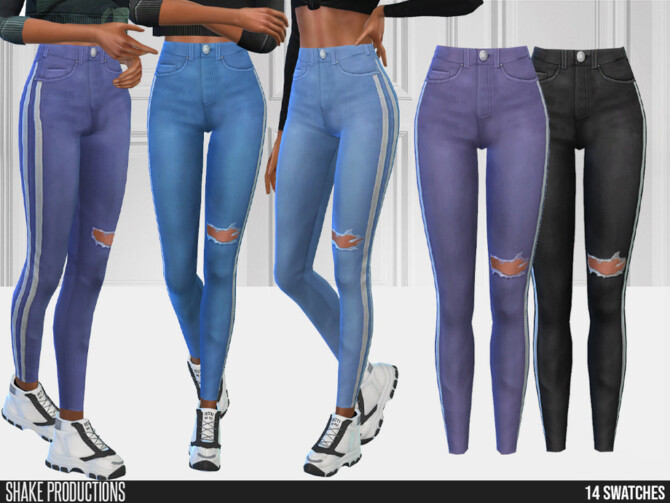 Sims 4 749 Jeans by ShakeProductions at TSR