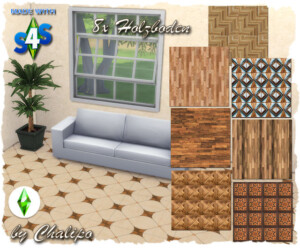 8x wooden floor by Oldbox at All 4 Sims