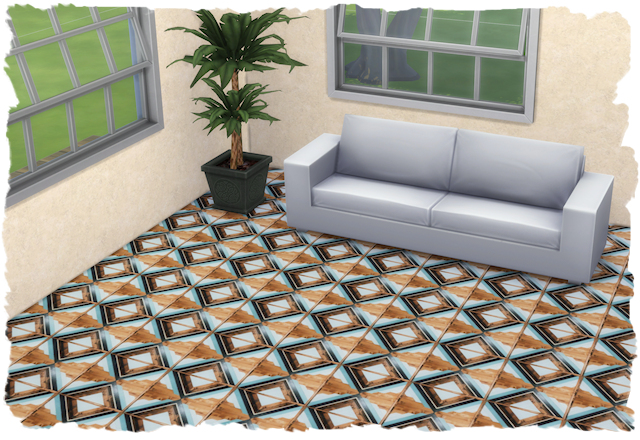 Sims 4 8x wooden floor by Oldbox at All 4 Sims