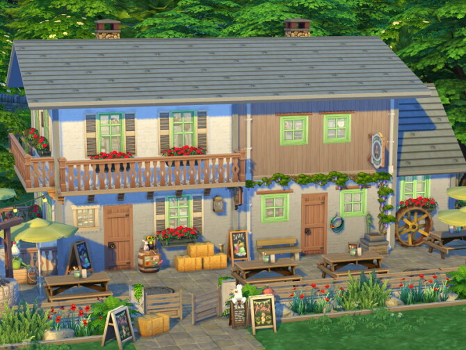 Sims 4 Bavarian Restaurant by Flubs79 at TSR