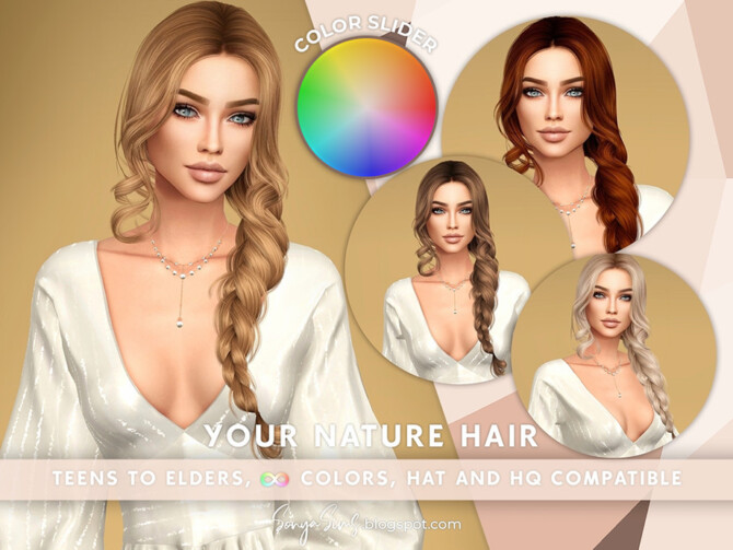 Sims 4 Bohemian Wedding Your Nature COLORSLIDER (retexture) at TSR