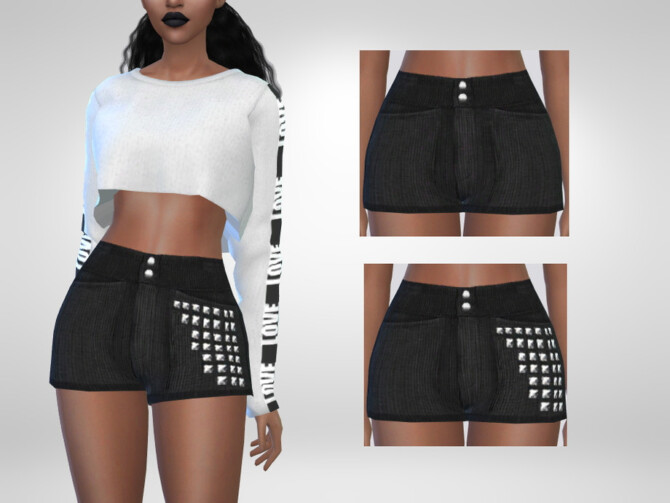 Sims 4 Mia Shorts by Puresim at TSR