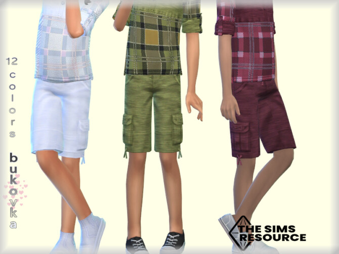 Sims 4 Short Jersey by bukovka at TSR