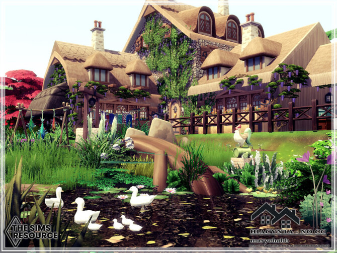 Sims 4 Hiacynta house by marychabb at TSR