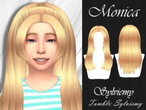 Monica Hairstyle (Child) by Sylviemy at TSR