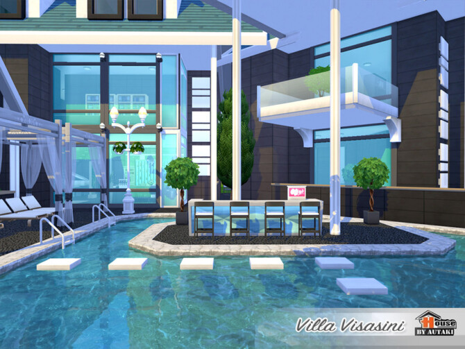 Sims 4 Villa Visasini by autaki at TSR