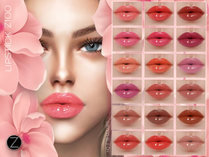 Sims 4 LIPSTICK Z100 by ZENX at TSR