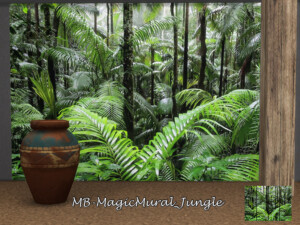 MB Magic Mural Jungle by matomibotaki at TSR
