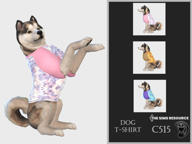 Sims 4 Dog T shirt C515 by turksimmer at TSR