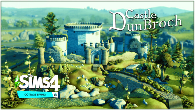 Sims 4 CASTLE DUNBROCH at RUSTIC SIMS