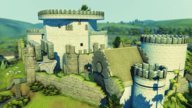 Sims 4 CASTLE DUNBROCH at RUSTIC SIMS