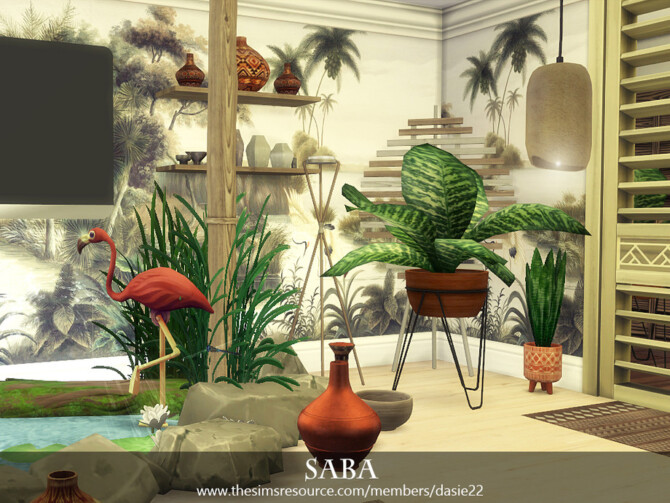 Sims 4 SABA livingroom by dasie2 at TSR