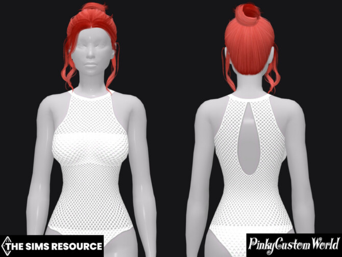 Sims 4 Recolor of LeahLilliths Eleanor hair by PinkyCustomWorld at TSR
