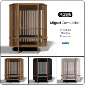 Miguel Curved Shelf at Paco Sims