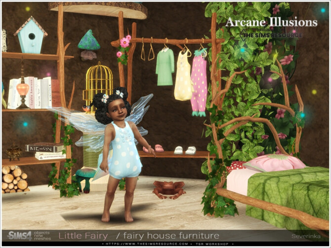 Sims 4 Little Fairy furniture at Sims by Severinka