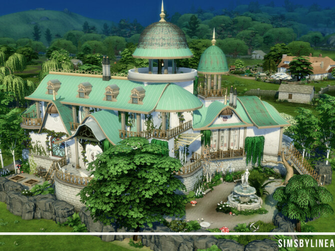 Sims 4 Arcane Illusions   Elven Palace by SIMSBYLINEA at TSR