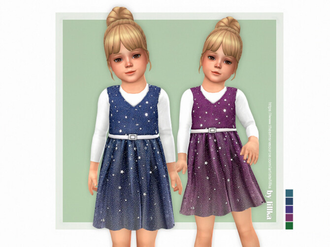 Sims 4 Bele Dress by lillka at TSR