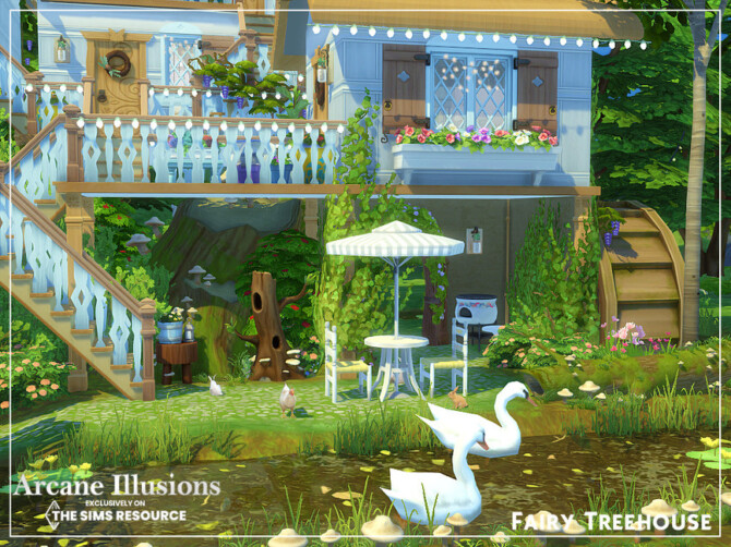 Sims 4 Arcane Illusions   Fairy Treehouse by sharon337 at TSR