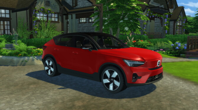 Sims 4 2022 Volvo C40 Recharged at LorySims