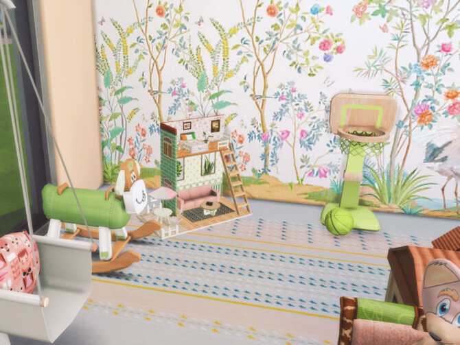 Sims 4 Children Playroom by GenkaiHaretsu at TSR