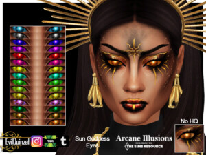 Arcane Illusions – Sun Goddess Eyes by EvilQuinzel at TSR