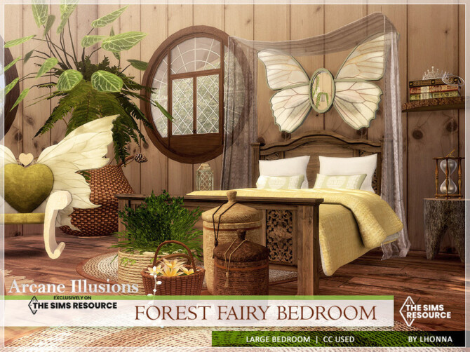 Sims 4 Arcane Illusions   Forest Fairy Bedroom by Lhonna at TSR