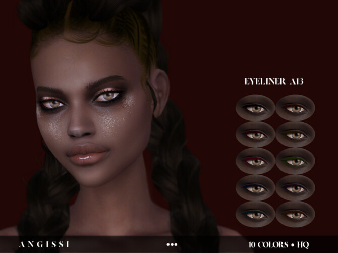 Sims 4 Eyeliner A13 by ANGISSI at TSR