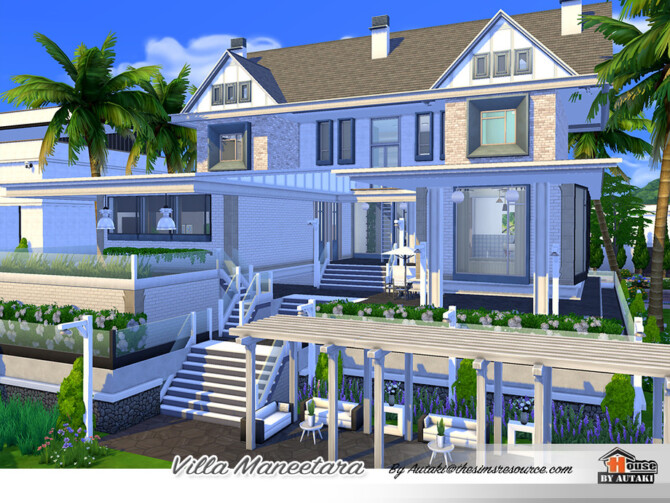 Sims 4 Villa Maneetara by autaki at TSR