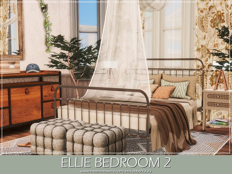 Ellie Bedroom 2 by MychQQQ at TSR » Sims 4 Updates