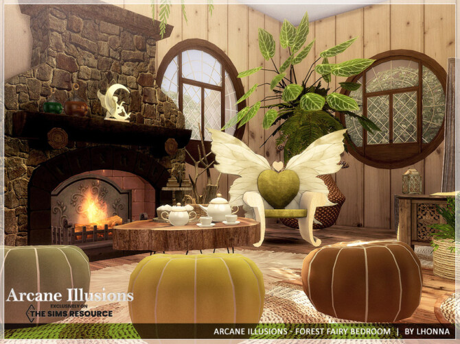 Sims 4 Arcane Illusions   Forest Fairy Bedroom by Lhonna at TSR