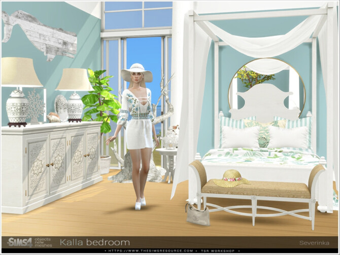 Sims 4 Kalla bedroom by Severinka at TSR