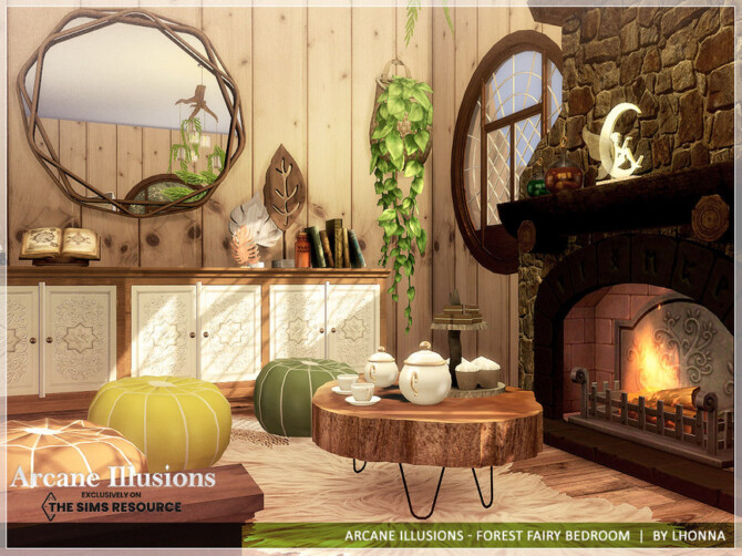 Sims 4 Arcane Illusions   Forest Fairy Bedroom by Lhonna at TSR