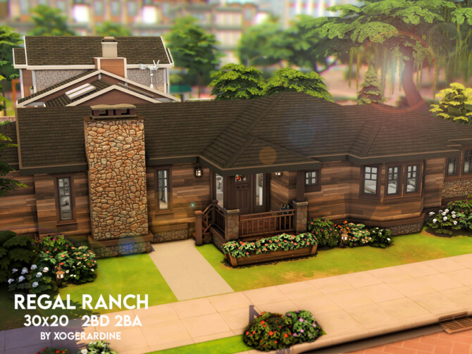 Sims 4 Regal Ranch by xogerardine at TSR