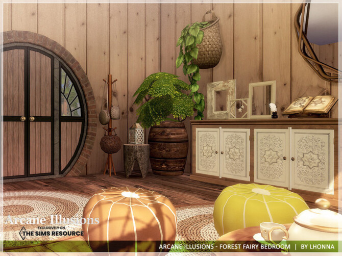 Sims 4 Arcane Illusions   Forest Fairy Bedroom by Lhonna at TSR