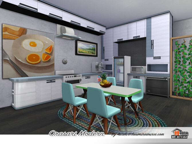 Sims 4 Orasari Modern House by autaki at TSR