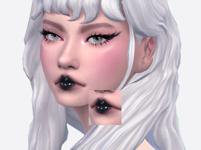 Sims 4 Echo Lipgloss by Sagittariah at TSR