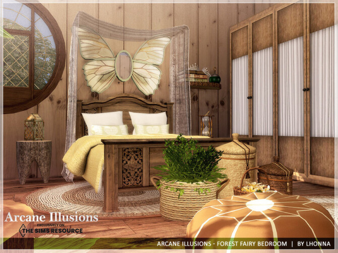 Sims 4 Arcane Illusions   Forest Fairy Bedroom by Lhonna at TSR