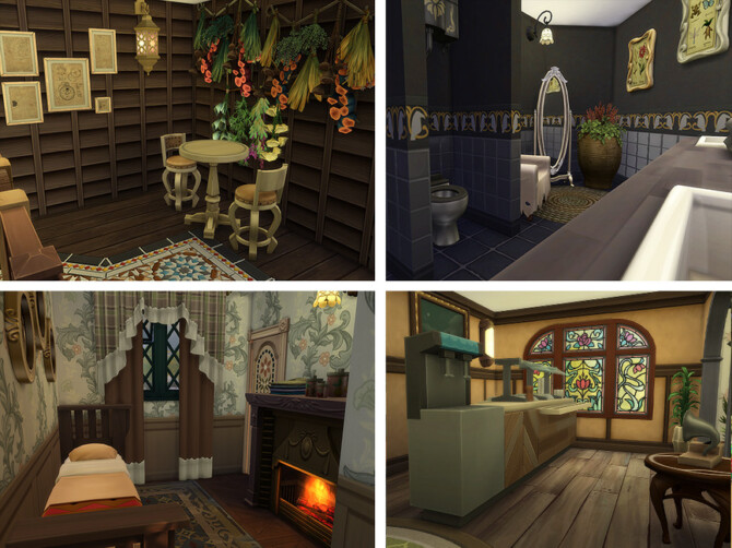 Sims 4 The Lost Train Station by Ineliz at TSR