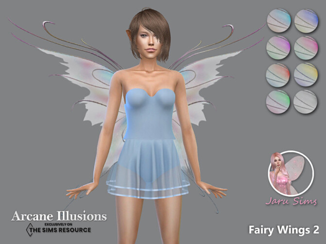 Sims 4 Arcane Illusions   Fairy Wings 2 by Jaru Sims at TSR