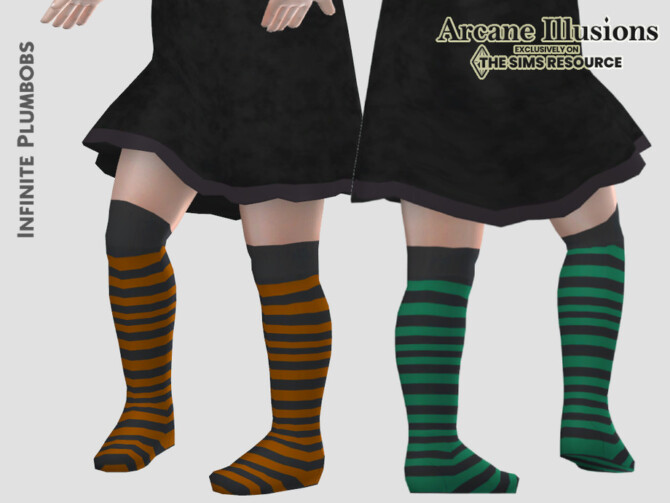 Sims 4 Arcane Illusions Toddler Witches Socks by InfinitePlumbobs at TSR